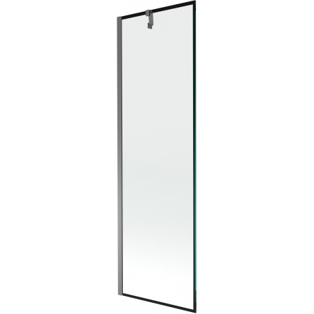 Paroi de baignoire Mexen Next 1 volet 60 x 150 cm, motif noir, gun metal - 895-060-000-00-70-95