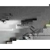 Paroi de baignoire Mexen Next 1 volet 70 x 150 cm, motif noir, gun metal - 895-070-000-00-70-95