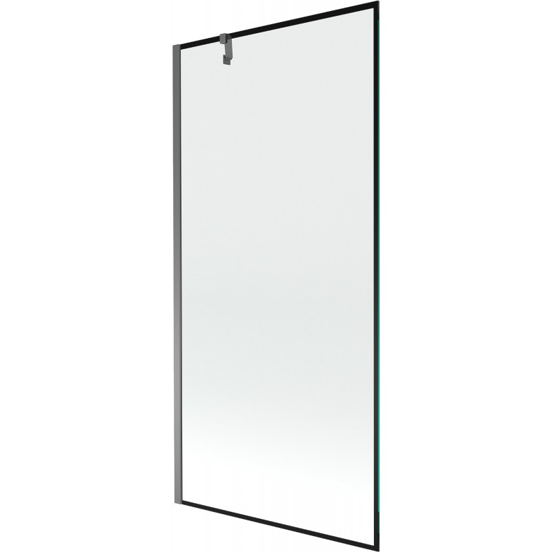 Paroi de baignoire Mexen Next 1 battant 90 x 150 cm, motif noir, gun metal - 895-090-000-00-70-95