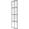 Mexen Next paroi de bain 1 volets 50 x 150 cm, grille noire, cuivre brossé - 895-050-000-00-77-65