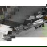 Mexen Next paroi de baignoire 1 volet 70 x 150 cm, motif noir, gun gray brossé - 895-070-000-00-77-66