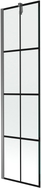 Mexen Next pare-douche 1 volet 50 x 150 cm, grille noire, métal canon - 895-050-000-00-77-95