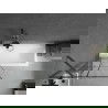 Mexen Next paroi de baignoire 1 volet 80 x 150 cm, motif noir, gun metal - 895-080-000-00-77-95