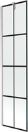 Mexen Next paroi de douche 1-volet 50 x 150 cm, grille noire, nickel brossé - 895-050-000-00-77-97