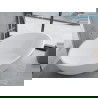 Baignoire freestanding Mexen Nike 175 x 100 cm, blanche, trop-plein chromé - 54071751000-01