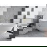 Mexen Nike baignoire autoportante 175 x 100 cm, blanche, trop-plein doré - 54071751000-50