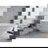 Baignoire autoportante Mexen Nike 175 x 100 cm, blanche, évacuation dorée brossée - 54071751000-55