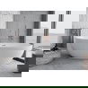 Baignoire mexen Nike autoportante 175 x 100 cm, blanche, écoulement en or rose - 54071751000-60