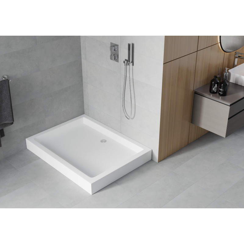 Mexen Rio receveur de douche rectangulaire 100 x 80 cm, blanc - 45108010