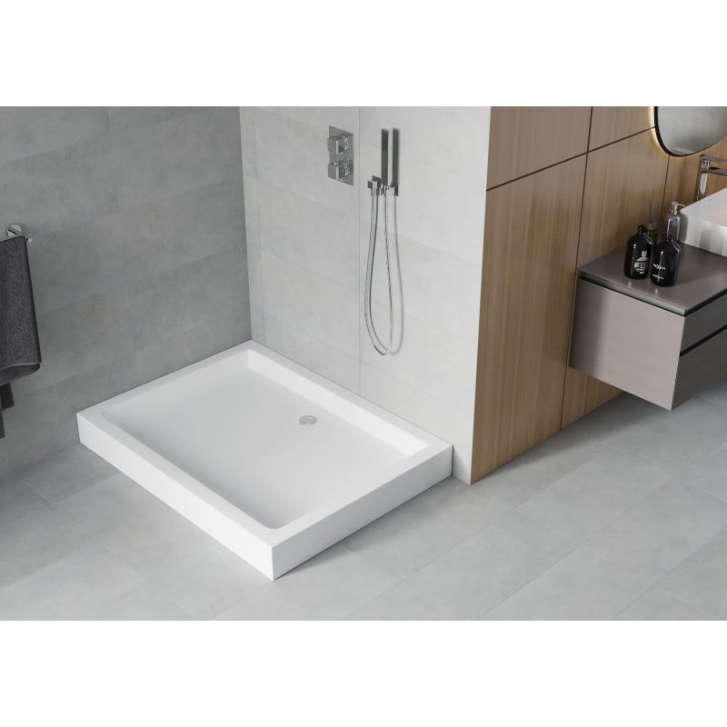 Mexen Rio receveur rectangulaire 120 x 80 cm, blanc - 45108012
