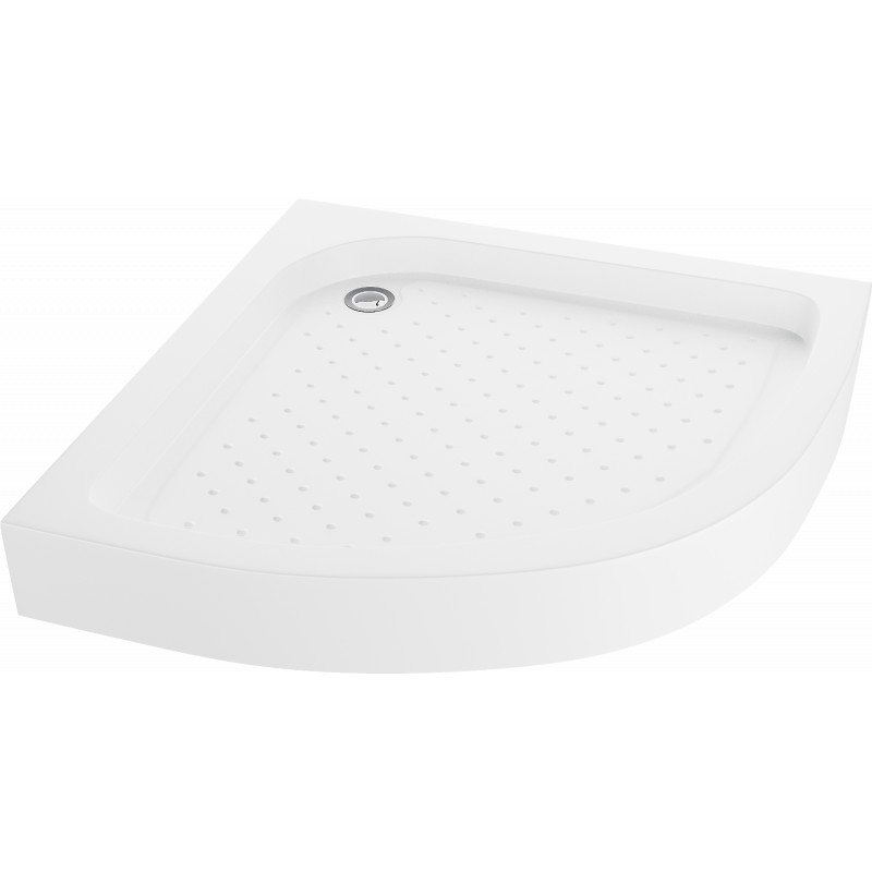 Mexen Rio receveur de douche demi-circulaire 80 x 80 cm, blanc - 47108080