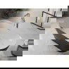 Baignoire Mexen Roxy autoportante 180 x 85 cm, blanche/noire, évacuation dorée - 51201808575-50