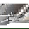 Mexen Alta baignoire autoportante 170 x 75 cm, blanche, trop-plein en chrome - 52141707500-01