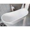 Baignoire Mexen Alta autoportante 170 x 75 cm, blanche, avec trop-plein blanc - 52141707500-20