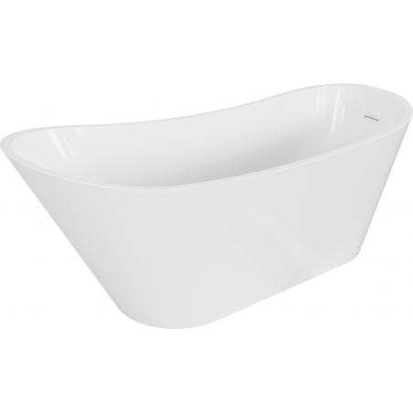 Baignoire Mexen Alta autoportante 170 x 75 cm, blanche, avec trop-plein blanc - 52141707500-20