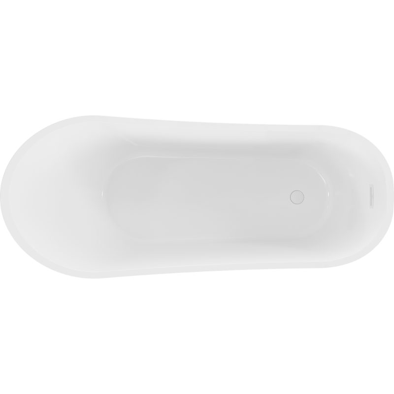 Mexen Alta baignoire autoportante 170 x 75 cm, blanche, trop-plein blanc - 52141707500-20