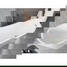 Mexen Alta baignoire autoportante 170 x 75 cm, blanche, évacuation en cuivre brossé - 52141707500-65