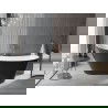 Mexen Alta baignoire autoportante 170 x 75 cm, blanche/noire, évacuation en or rose - 52141707575-60