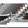 Baignoire autoportante Mexen Alta 170 x 75 cm, blanche/noire, évacuation gun gray brossé - 52141707575-66