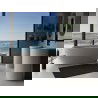 Baignoire autoportante en composite Mexen Torino 155 x 78 cm, béton mat - 57271557861