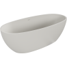 Baignoire autoportante en composite Mexen Torino 155 x 78 cm, béton mat - 57271557861