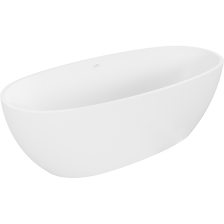 Mexen Torino baignoire autoportante en conglomérat 155 x 78 cm, blanc mat - 57271557800