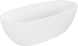 Mexen Torino baignoire autoportante en conglomérat 155 x 78 cm, blanc mat - 57271557800