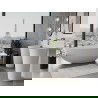 Mexen Imola baignoire autoportante en conglomérat 170 x 88 cm, blanc mat - 57281708500