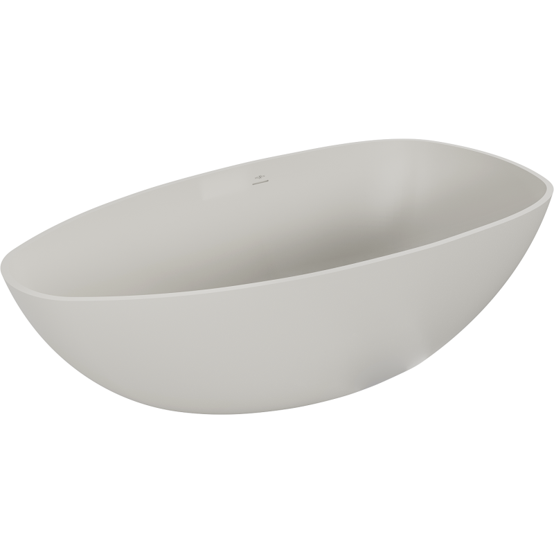 Mexen Imola baignoire autoportante en conglomérat 170 x 88 cm, béton mat - 57281708561