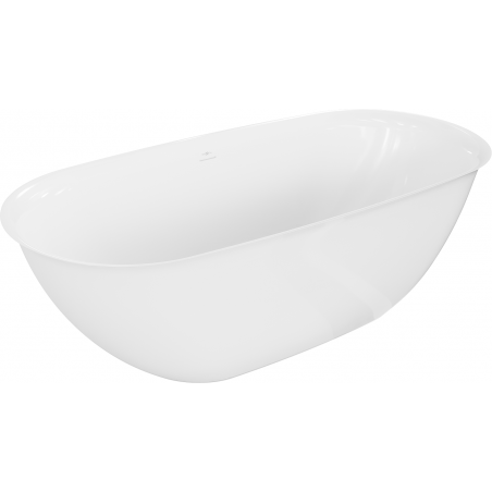 Mexen Siena baignoire autoportante en conglomérat 170 x 80 cm, blanc brillant - 57291708010