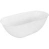 Mexen Siena baignoire autoportante en conglomérat 170 x 80 cm, blanc brillant - 57291708010