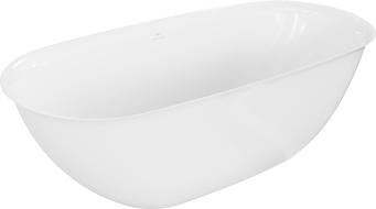 Mexen Siena baignoire autoportante en conglomérat 170 x 80 cm, blanc brillant - 57291708010