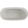 Mexen Siena baignoire autoportante en conglomérat 170 x 80 cm, béton mat - 57291708061