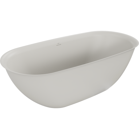 Mexen Siena baignoire autoportante en conglomérat 170 x 80 cm, béton mat - 57291708061