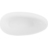 Mexen Milano baignoire îlot en conglomérat 150 x 82 cm, blanc brillant - 57301508510