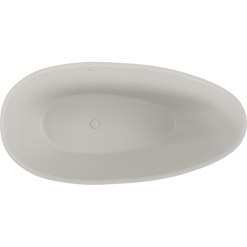 Mexen Milano baignoire autoportante en composite 150 x 82 cm, béton mat - 57301508561