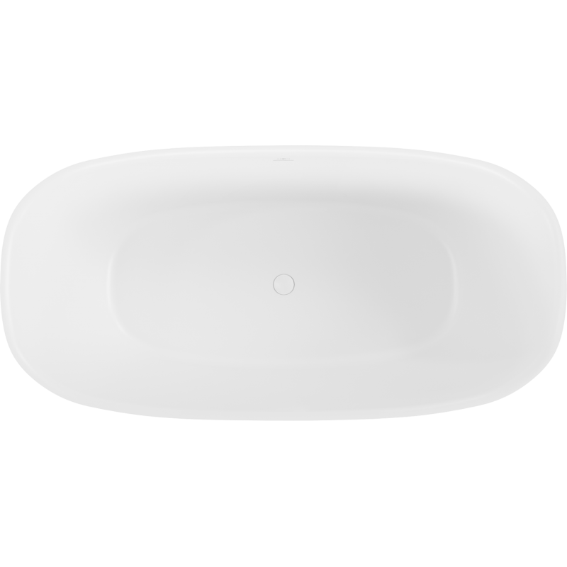 Mexen Como baignoire autoportante en conglomérat 150 x 82 cm, blanc mat - 57311508200