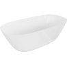 Mexen Como baignoire autoportante en conglomérat 150 x 82 cm, blanc brillant - 57311508210