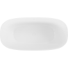Mexen Como baignoire autoportante en conglomérat 150 x 82 cm, blanc brillant - 57311508210
