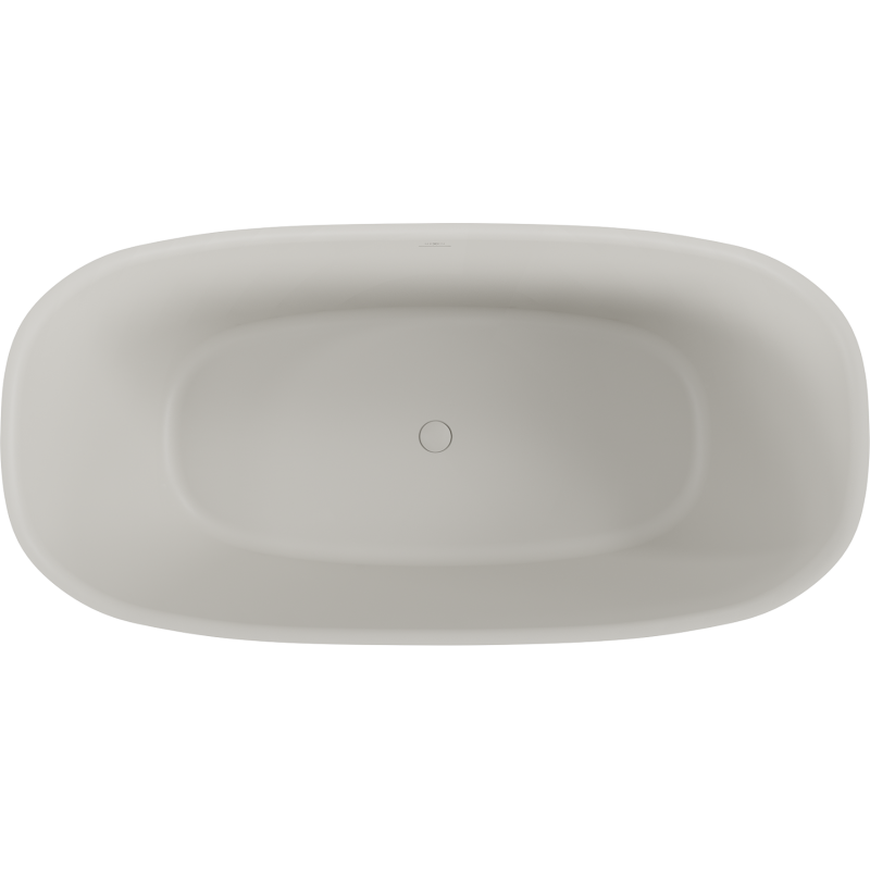 Mexen Como baignoire autoportante en conglomérat 150 x 82 cm, béton mat - 57311508261