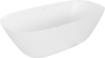 Mexen Como baignoire autoportante en conglomérat 170 x 82 cm, blanc mat - 57311708200