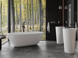 Mexen Como baignoire autoportante en conglomérat 170 x 82 cm, blanc mat - 57311708200