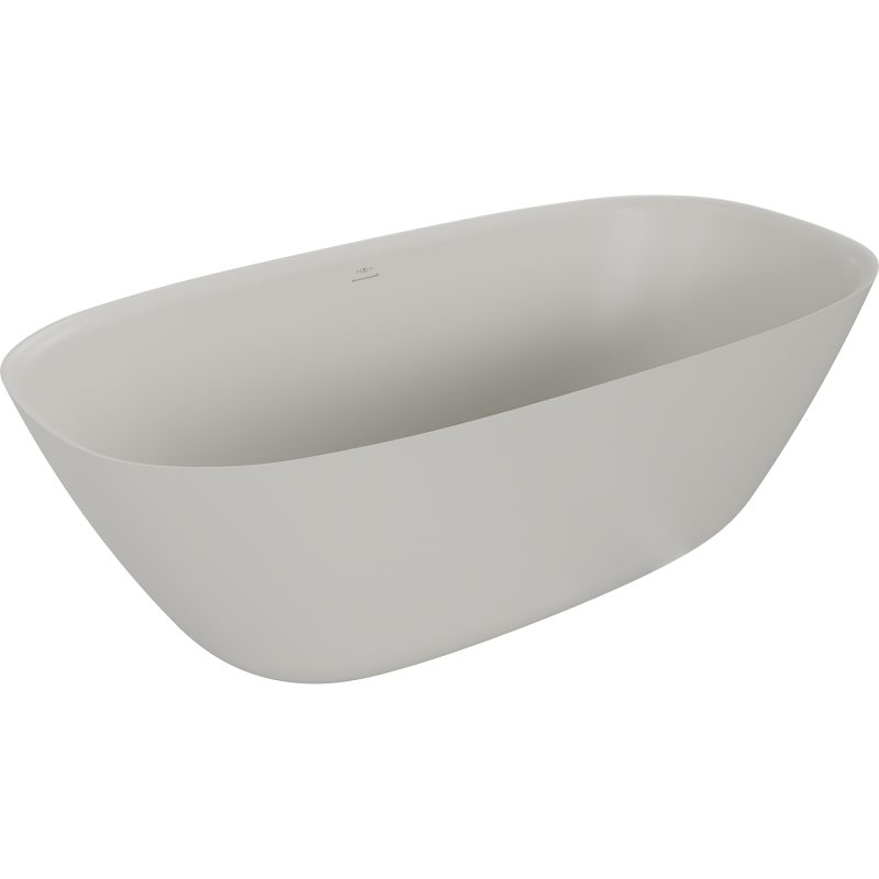 Mexen Como baignoire autoportante en conglomérat 170 x 82 cm, béton mat - 57311708261