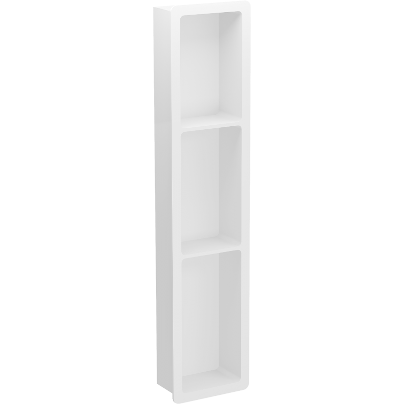 Mexen X-Wall-K étagère encastrée en conglomérat 93,2 x 20,7 cm, blanche - 1900932010