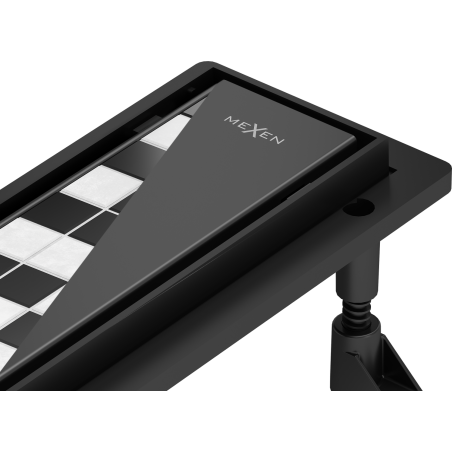 Mexen Flat Abs Flat ABS écoulement linéaire 2 en 1 70 cm, noir - 1769070