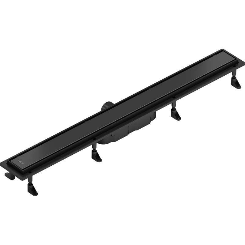 Mexen Flat Abs Flat ABS écoulement linéaire 2 en 1 70 cm, noir - 1769070