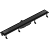 Mexen Flat Abs Flat ABS écoulement linéaire 2 en 1 70 cm, noir - 1769070