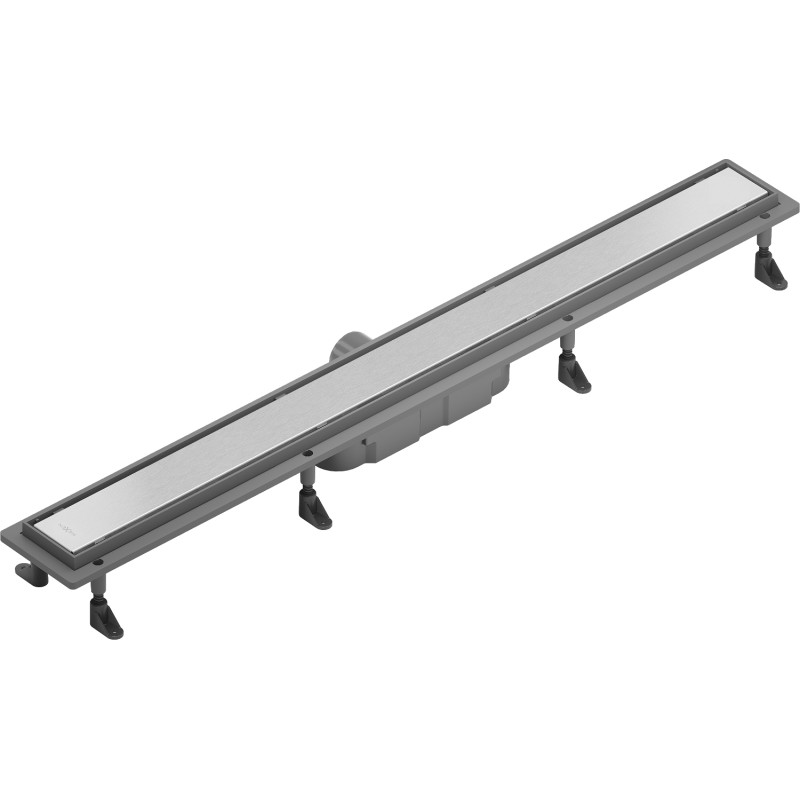 Mexen Flat Abs Flat ABS caniveau linéaire 2en1 60 cm, inox - 1069060