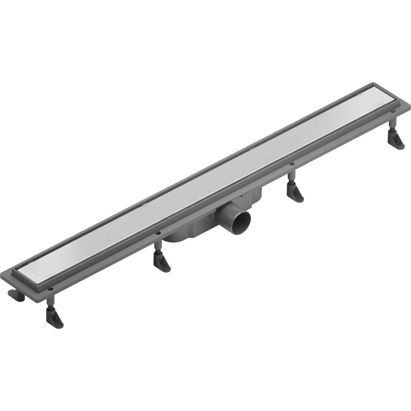 Mexen Flat Abs Flat ABS caniveau linéaire 2en1 60 cm, inox - 1069060