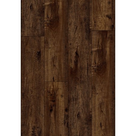 Mexen Boston panneaux vinyles 1240 x 182 mm SPC 6,5 mm, sous-couche IXPE 1,5 mm, 4 V-Fuge, Cerisier - F1060-1240-182-505-4V1-01